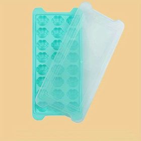 1pc Soft Bottom Cat Paw Ice Tray Mold - Homemade Ice Cube Box for Kitchen Refrigerator - Perfect for Making Delicious Ice Cream and Cocktails (Quantity: 1pc, Color: Green)